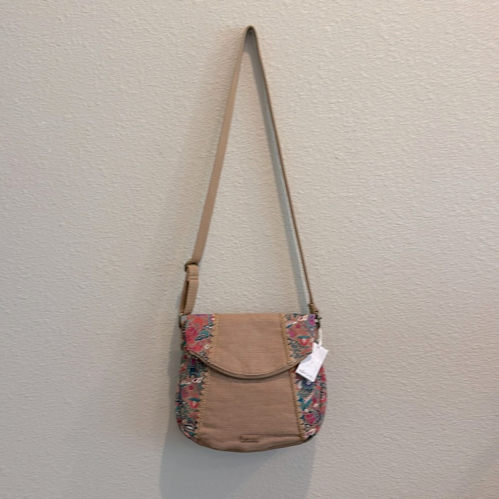 SAM ROOTS Artistic Circle Vegan Crossbody NWT  FREE SHIPPING